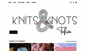 Knitsandknotstahoe.com thumbnail