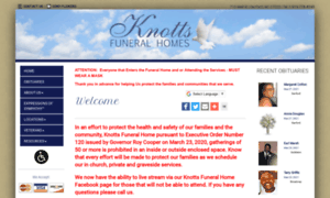 Knottsfuneralhome.com thumbnail