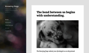 Knowingdogs.com thumbnail