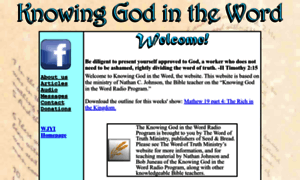 Knowinggodintheword.org thumbnail