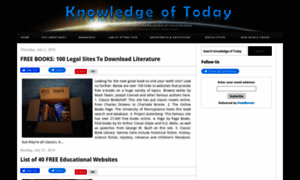 Knowledgeoftoday.blogspot.com thumbnail