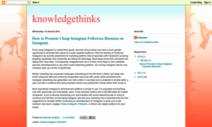 Knowledgethinks.blogspot.com thumbnail