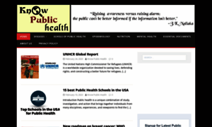 Knowpublichealth.com thumbnail