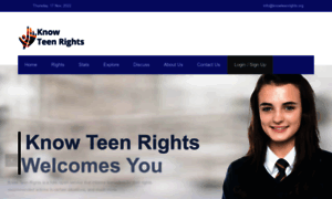 Knowteenrights.org thumbnail