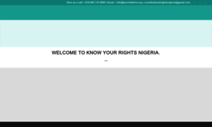 Knowyourrightsnigeria.com thumbnail