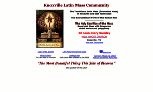 Knoxlatinmass.net thumbnail