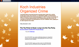 Koch-industries-organized-crime.blogspot.com thumbnail