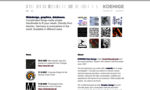 Koenige.org thumbnail