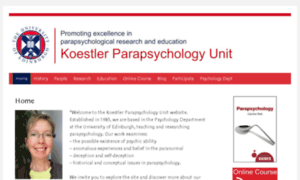 Koestler-parapsychology.psy.ed.ac.uk thumbnail