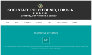 Kogistatepoly.edu.ng thumbnail