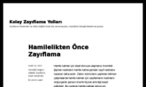 Kolayzayiflama.com thumbnail