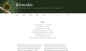 Komako.org.nz thumbnail