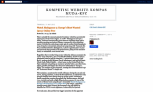 Kompetisiwebsitekompasmudakfc.blogspot.com thumbnail