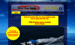 Konaboatrentals.com thumbnail