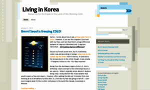 Korealiving.wordpress.com thumbnail
