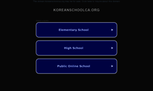 Koreanschoolca.org thumbnail