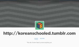 Koreanschooled.tumblr.com thumbnail