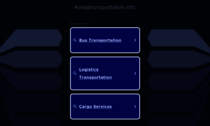 Koreatransportation.info thumbnail