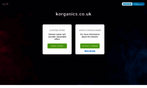 Korganics.co.uk thumbnail
