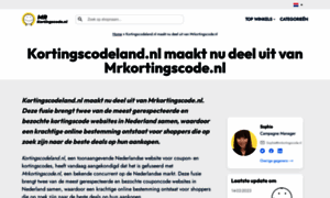 Kortingscodeland.nl thumbnail