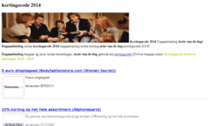 Kortingscodes-actiecodes.nl thumbnail
