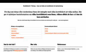 Kosttillskottochtraning.se thumbnail