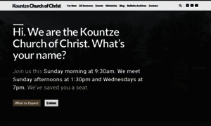 Kountzechurchofchrist.com thumbnail