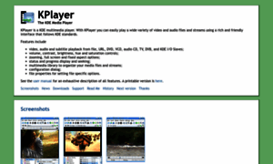 Kplayer.sourceforge.net thumbnail