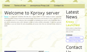 Kproxy.info thumbnail