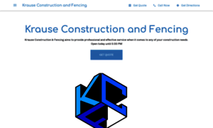 Krauseconstructionandfencing.business.site thumbnail