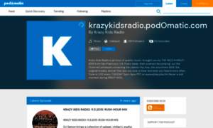 Krazykidsradio.podomatic.com thumbnail