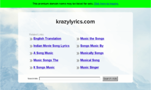 Krazylyrics.com thumbnail