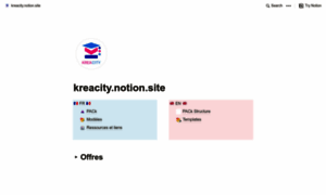 Kreacity.notion.site thumbnail