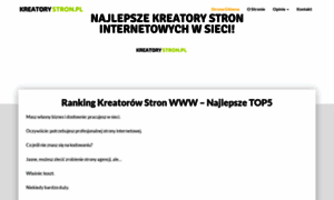 Kreatorystron.pl thumbnail