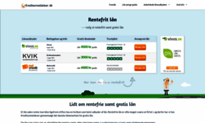 Kreditanmeldelser.dk thumbnail