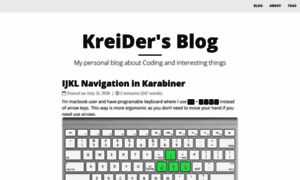 Kreider.github.io thumbnail