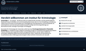 Kriminologie.uni-koeln.de thumbnail