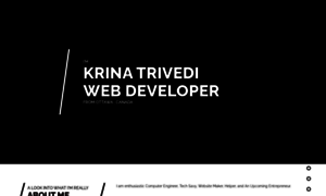 Krinatrivedi.com thumbnail