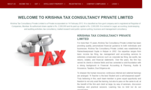 Krishnataxconsultancy.com thumbnail