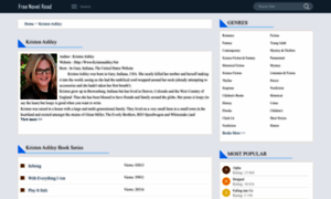Kristen-ashley.freenovelread.com thumbnail