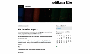 Kritikongkiko.wordpress.com thumbnail