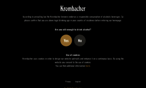 Krombacher.com thumbnail