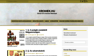 Kromek.hu thumbnail