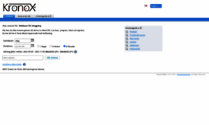 Kronox.oru.se thumbnail
