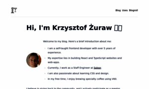 Krzysztofzuraw.com thumbnail