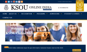 Ksouonlineindia.edu.in thumbnail