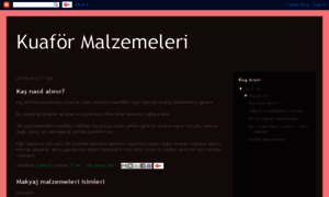 Kuaformalzemelerim.blogspot.com thumbnail