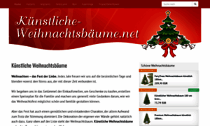 Kuenstliche-weihnachtsbaeume.net thumbnail