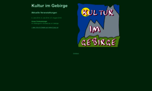 Kulturimgebirge.at thumbnail