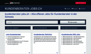 Kundenberater-jobs.ch thumbnail
